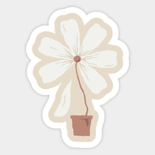 Lonely Flower (natural shades) Sticker